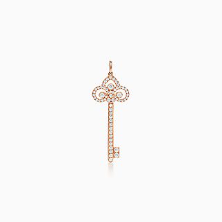 Tiffany Keys:Fleur de Lis Key Pendant
