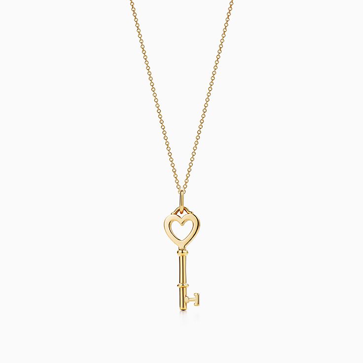 Tiffany Keys Heart Key In Yellow Gold Mini Co - Tiffany Keys Return To Heart Key Pendant Tiffany Keys Heart Key In Yellow Gold Mini Co - Tiffany Keys Return To Heart Key Pendant