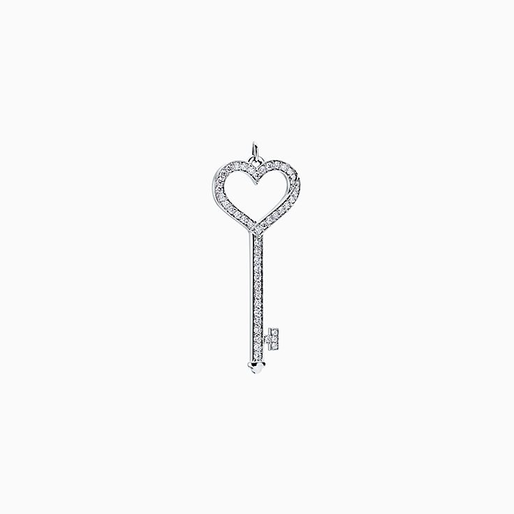 Tiffany keys sale heart key pendant