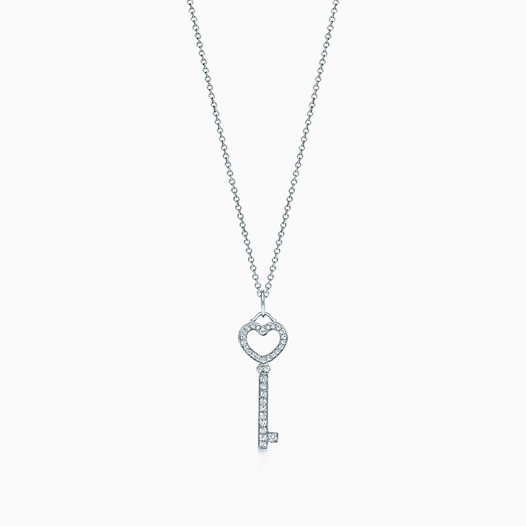 tiffany gold heart key