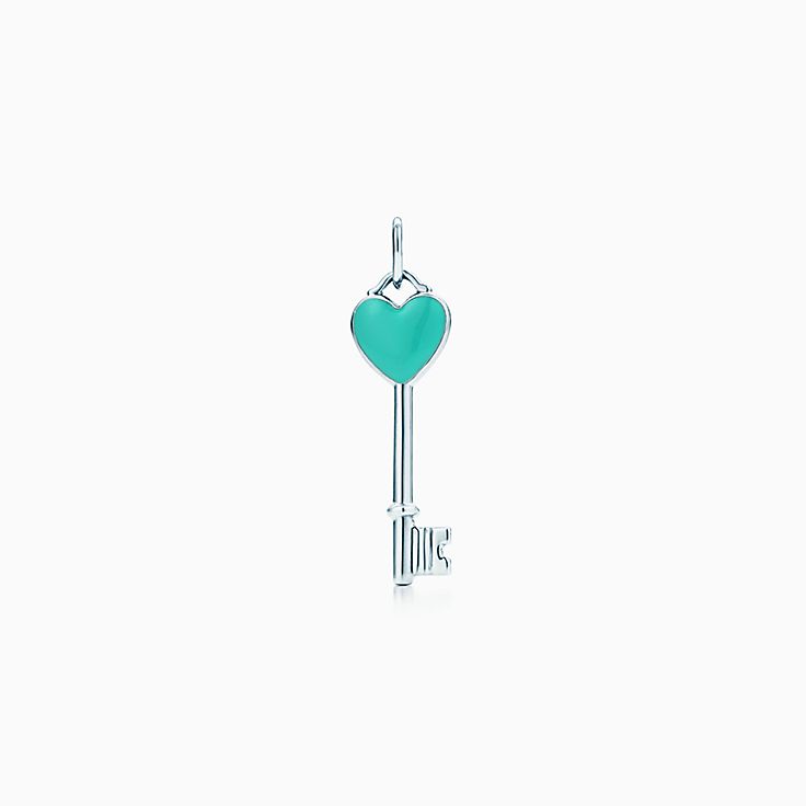tiffany and co heart with key necklace