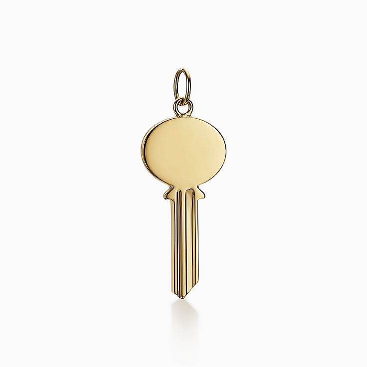 tiffany oval key pendant