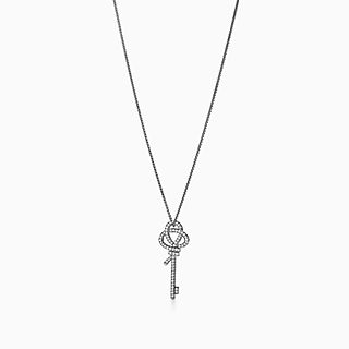 Tiffany Knot:Large Key Pendant