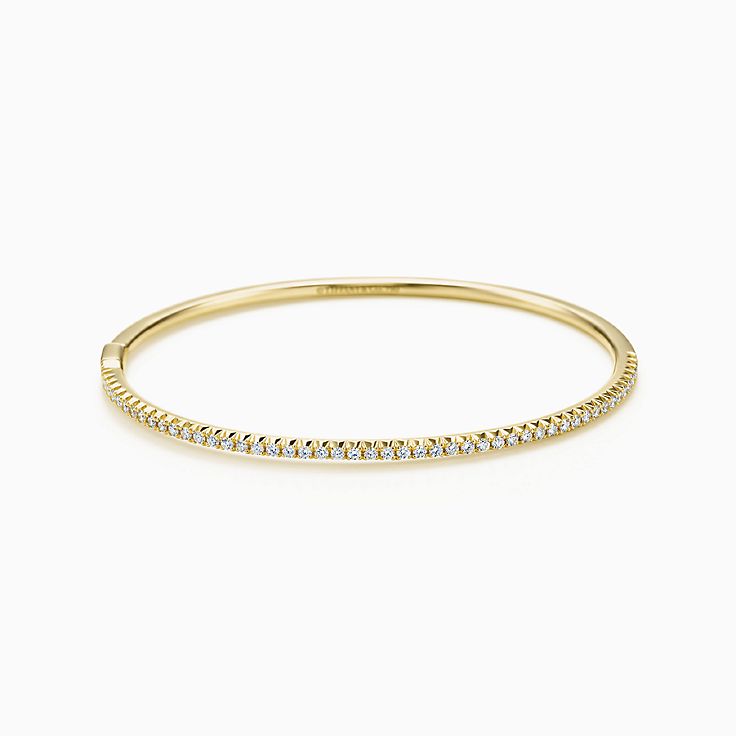 Tiffany bracelet deals gold with diamonds