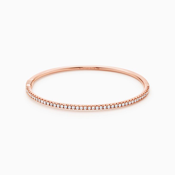 tiffany and co rose gold bangle