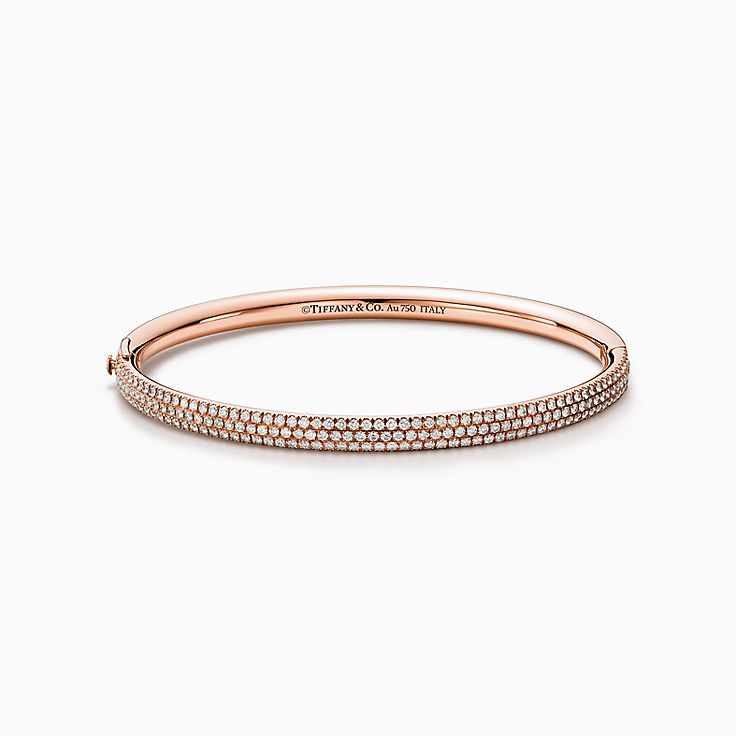 Tiffany bangle on sale with diamonds