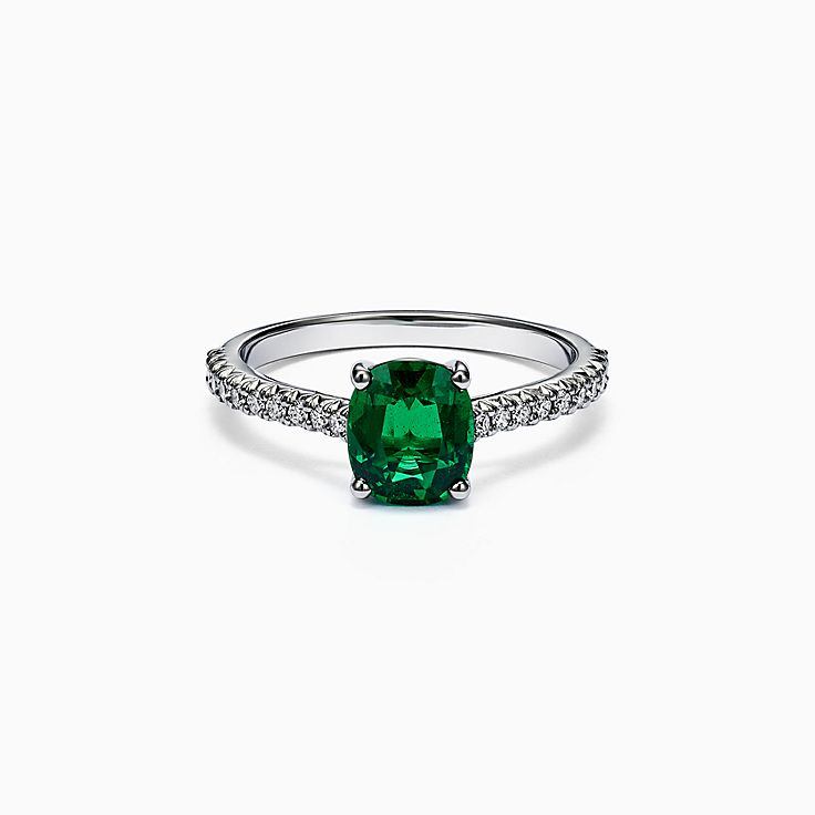 Cushion cut emerald deals earrings