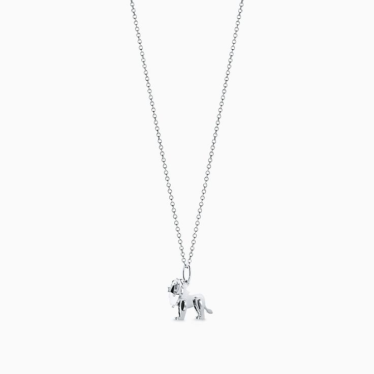 tiffany elephant necklace silver