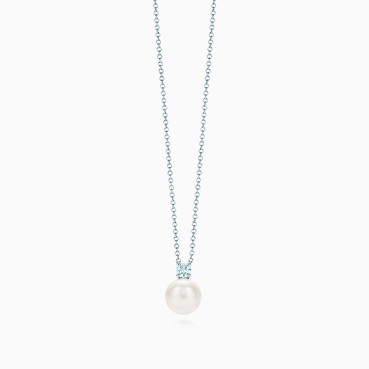 tiffany pearl drop pendant