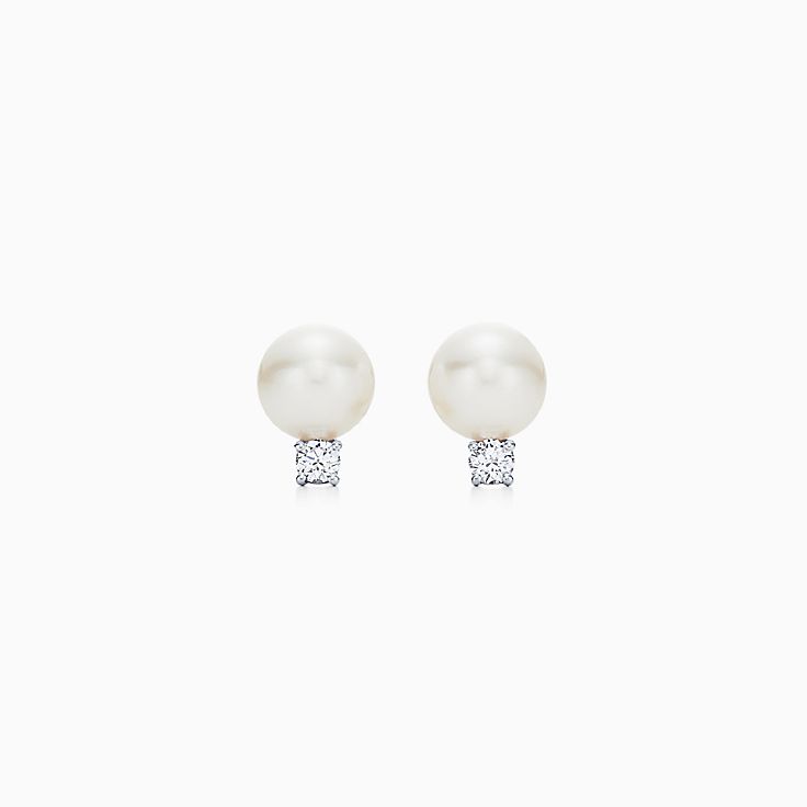 diamond and pearl earrings designs