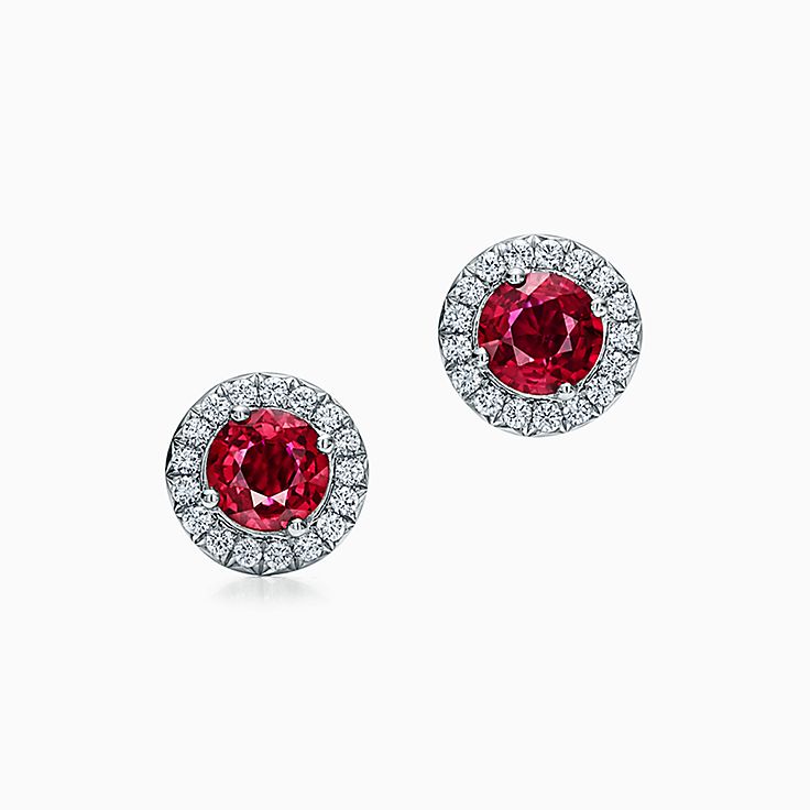 Ruby Earrings Studs Hoops Tiffany Co New