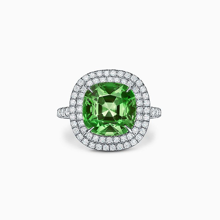 tiffany green emerald ring