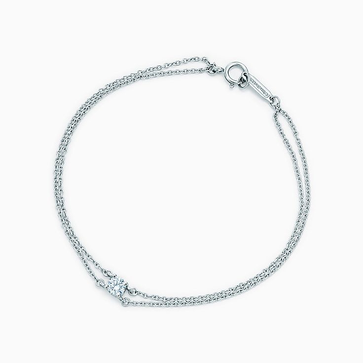 Tiffany & Co. 9.23ct Diamond Platinum Tennis Bracelet