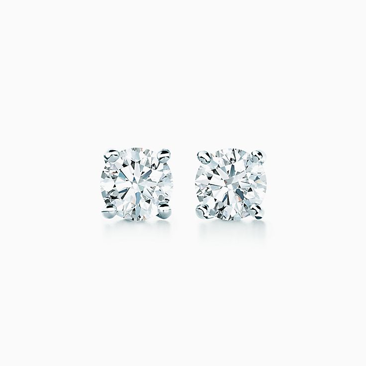 tiffany diamond earrings 1 carat