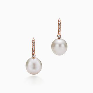 Tiffany South Sea Noble:珍珠耳環