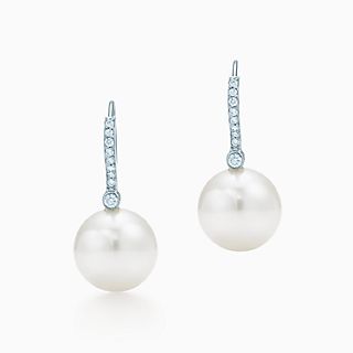 Tiffany South Sea Noble:Pearl Earrings
