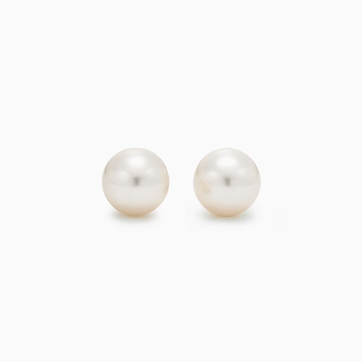 Tiffany South Sea Noble earrings in 18k 