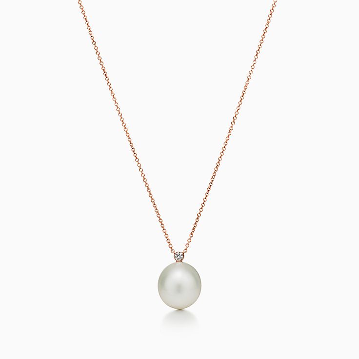 pearl and diamond necklace tiffany