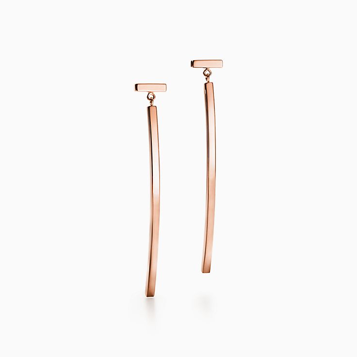 tiffany gold cross earrings