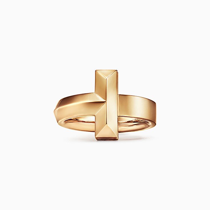 tiffany mens gold ring