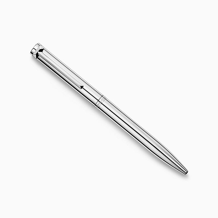 Tiffany T Ballpoint Pen in Sterling Silver Size 5.4 in