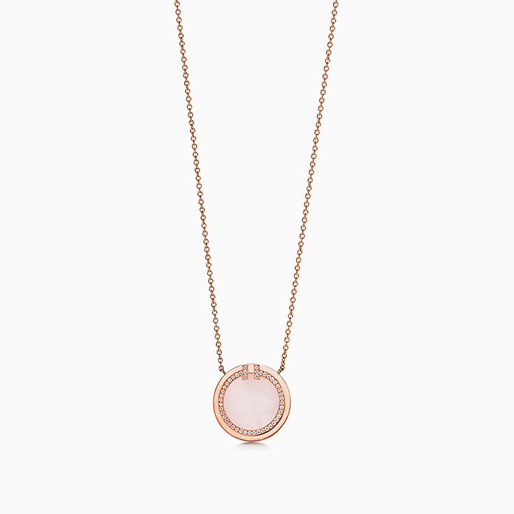 rose gold pearl necklace tiffany