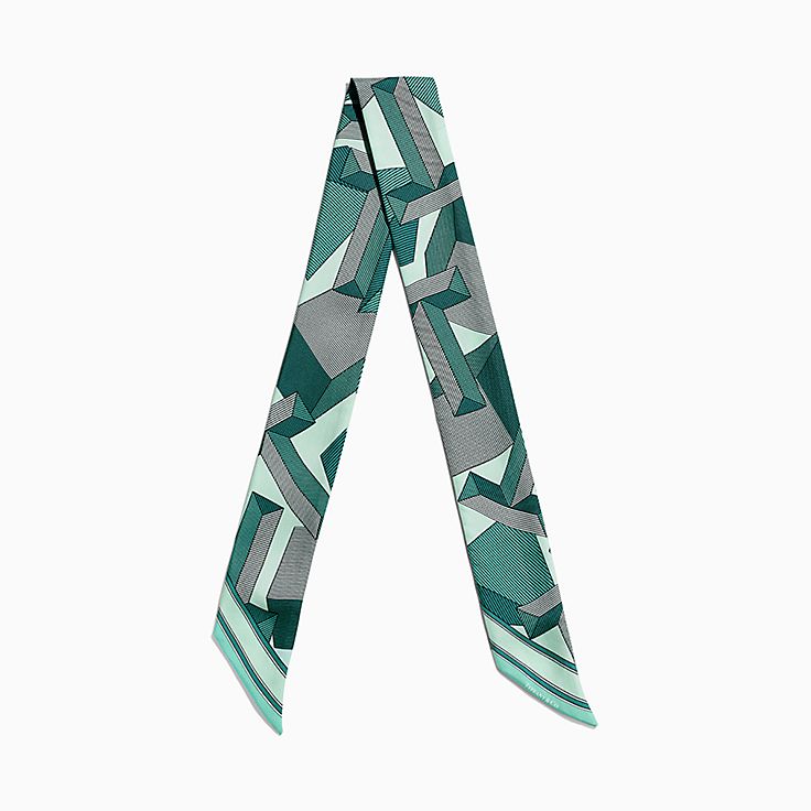 ティファニー(TIFFANY&CO.)|リボン柄大判スカーフ|HARDOFFオフ