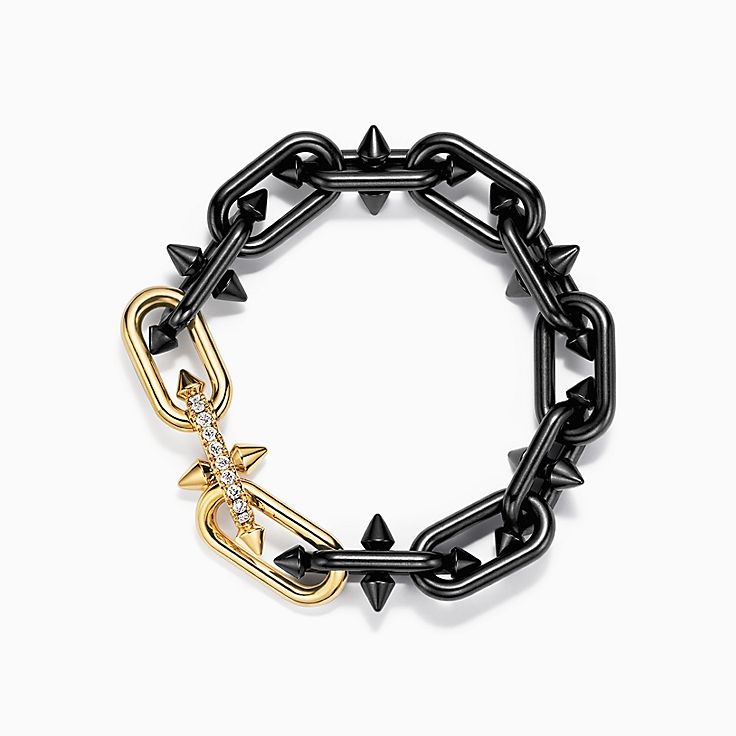 Tiffany Titan by Pharrell Williams Bracelet in Titanium, Gold and