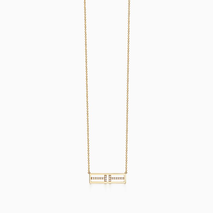 Pillar bar on sale necklace tiffany