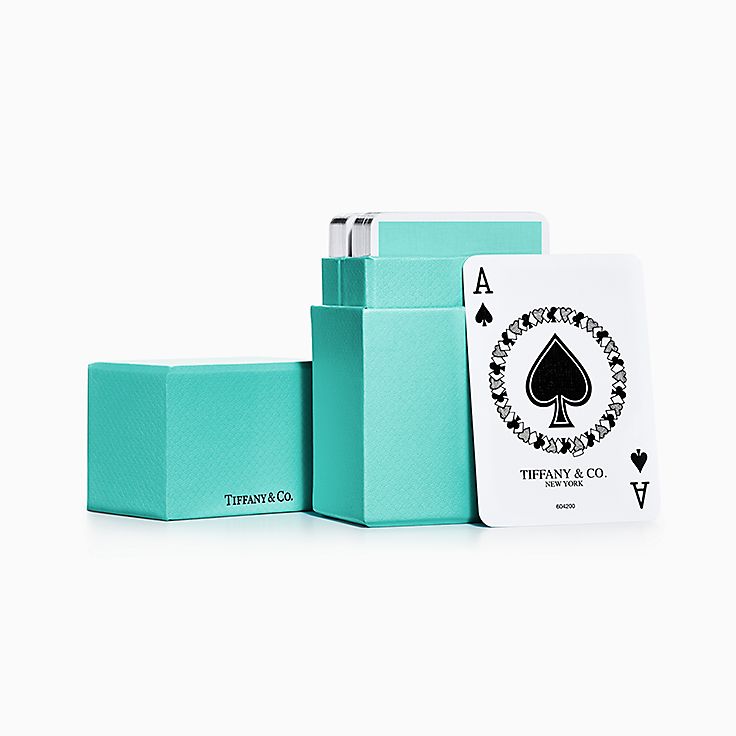 tiffany and company playing cards