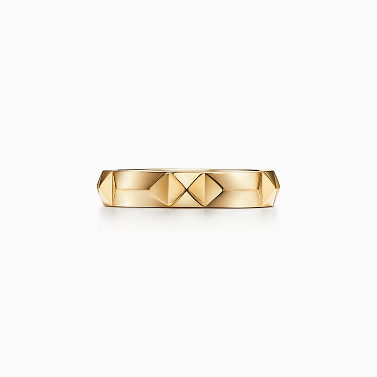 Tiffany True® Band Ring in Yellow Gold, 4 mm Wide