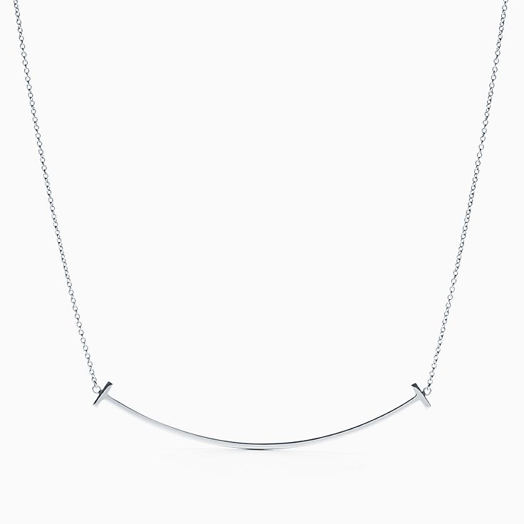 tiffany t smile necklace
