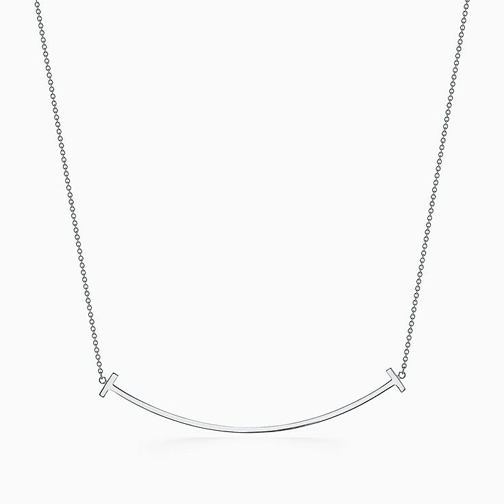 Tiffany & co sales t smile necklace