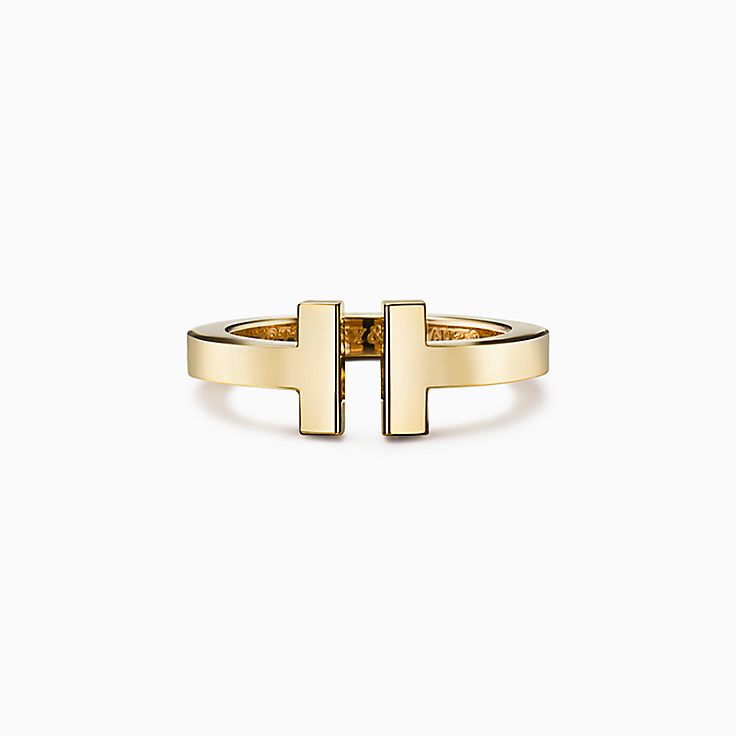 Tiffany T Square Ring in Yellow Gold | Tiffany u0026 Co.