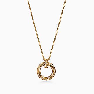 Tiffany T:T1 窄版圓形鏈墜