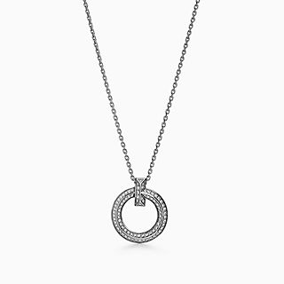 Tiffany T:T1 窄版圓形鏈墜