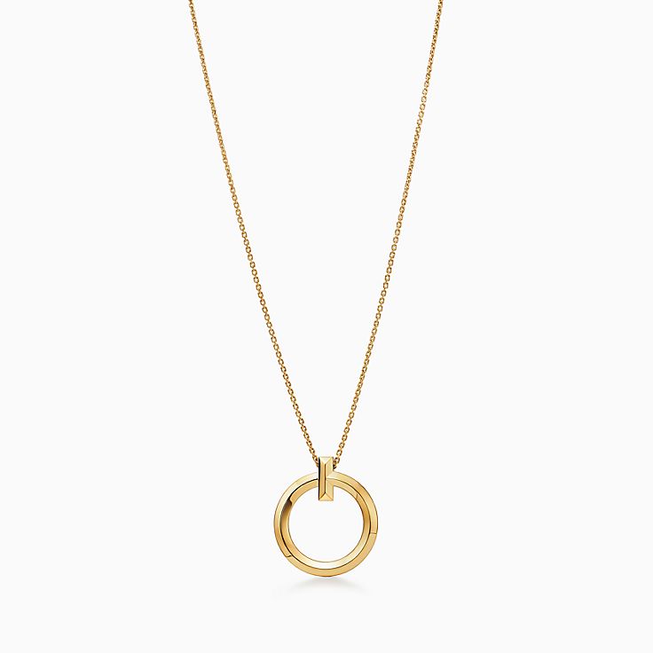 gold necklace ring