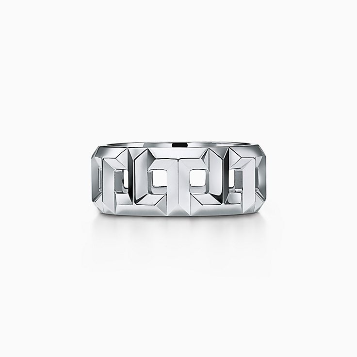 Tiffany T wide diamond ring in 18k gold, 5.5 mm wide. | Tiffany & Co.