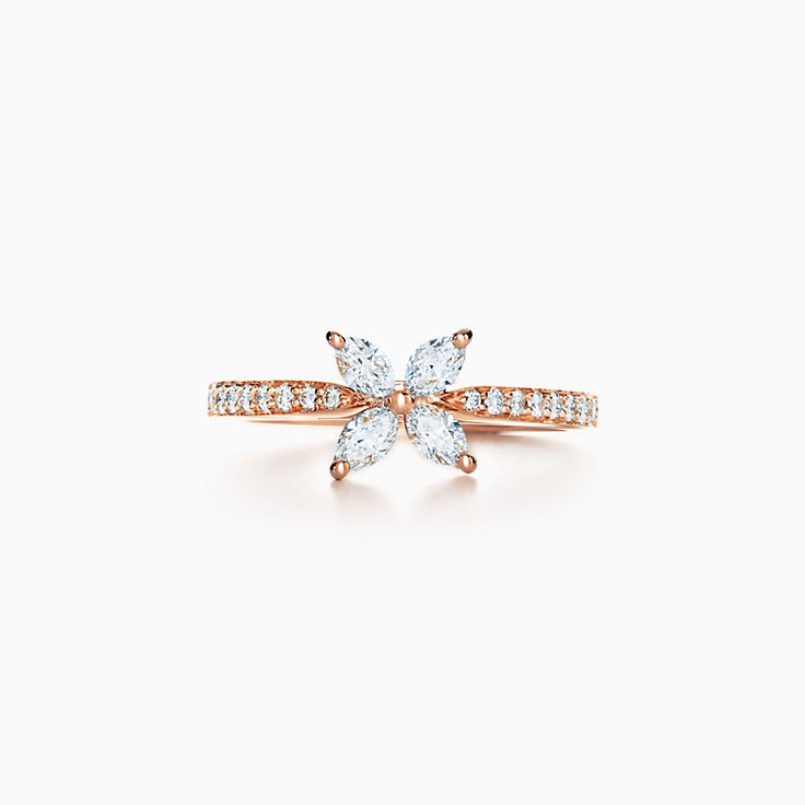 Tiffany Victoria® ring in 18k rose gold 