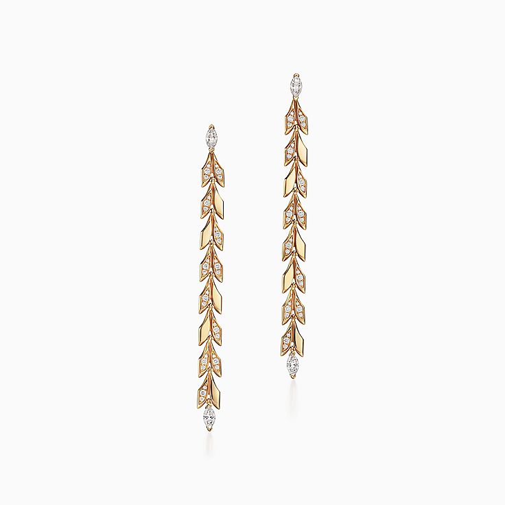Tiffany Victoria® Vine Drop Earrings in 