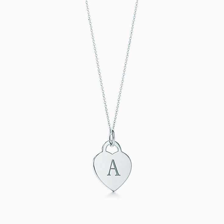 tiffany initial pendant necklace