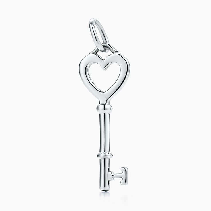 Tiffany Keys heart key charm in 
