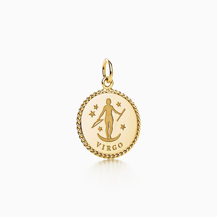 tiffany zodiac necklace gold