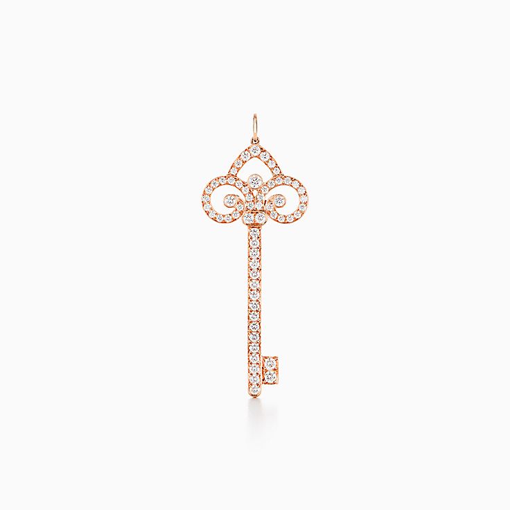 Tiffany key 2025 pendant gold