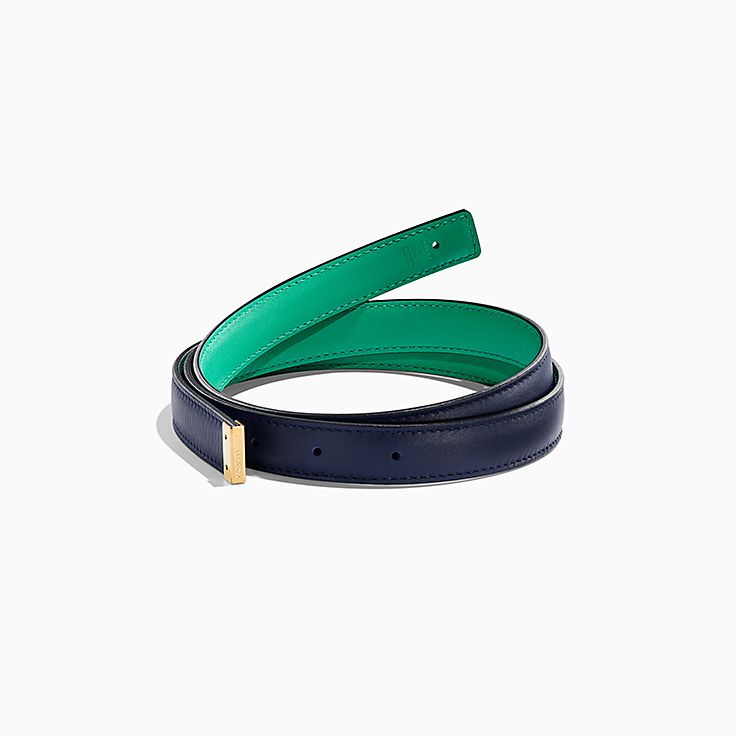 T&CO.® Reversible Belt Strap in Tiffany Blue® and Black