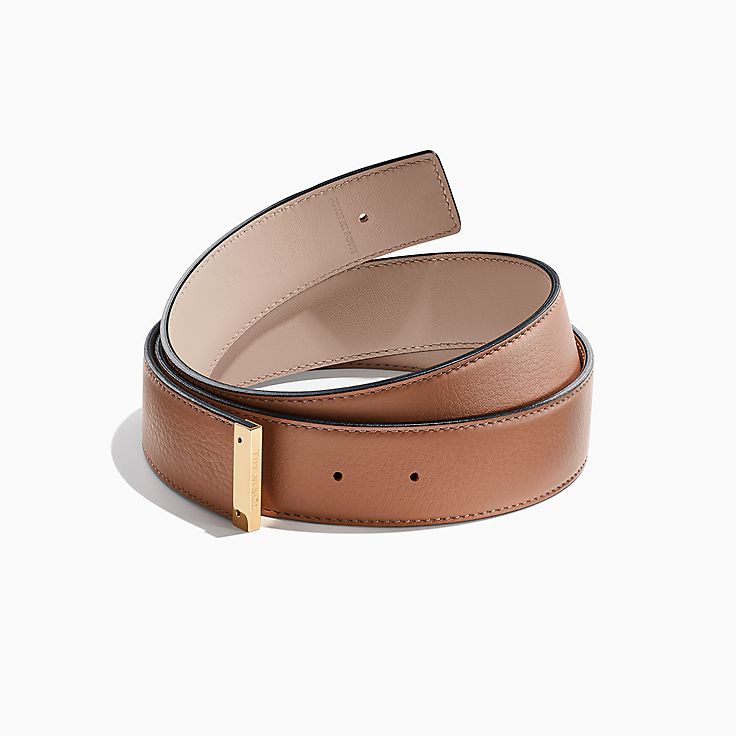 Tiffany & Co. 925 Engine Turn Slide Buckle Belt / 