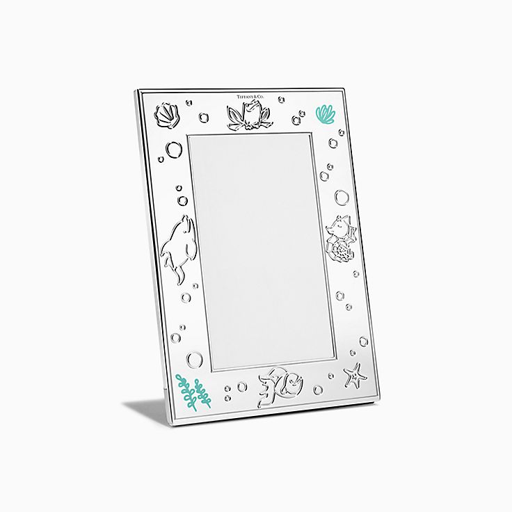 大人の上質  Frame Animals Sea Tiffany Tiny in Tiffany | Silver Sterling フォトフレーム