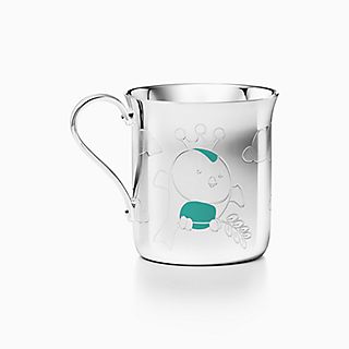 Tiny Tiffany:Taza de pájaro para bebé