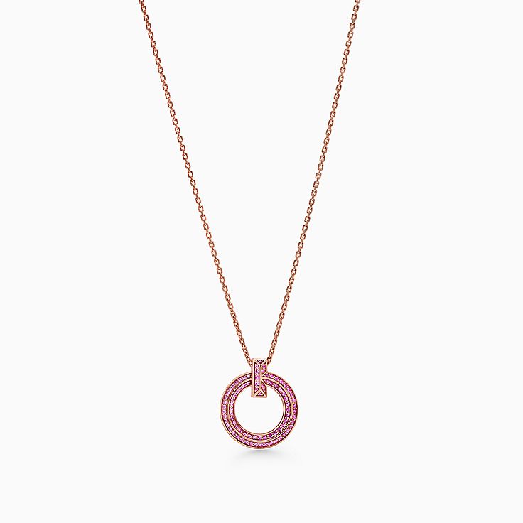 ティファニー 1837 サークルペンダント ピンクゴールド （Tiffany & Co  