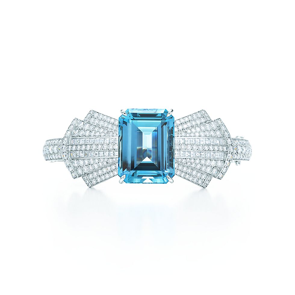 ☆SALE☆【TIFFANY&Co.】バイザヤード アクアマリン 14号 529